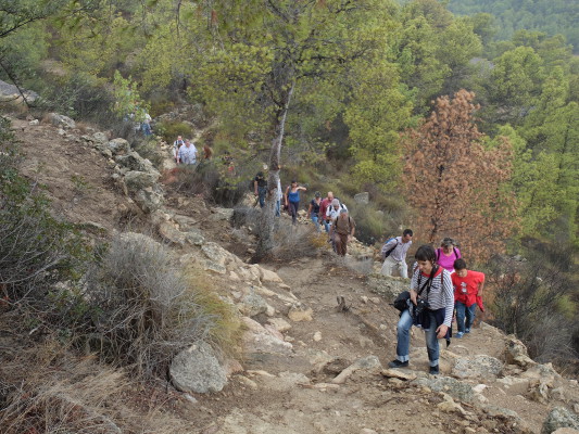 Ruteando por el parque natural de Sierra Espuña