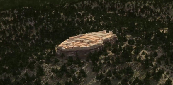 Reconstrucción 3D de La Almoloya (Revives, 2015).