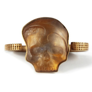 IN-ACTUAL. DOBLE. Anillo amarillo ocre