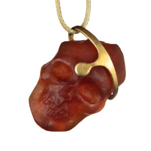 IN-ACTUAL. NOBLE. Colgante color ámbar